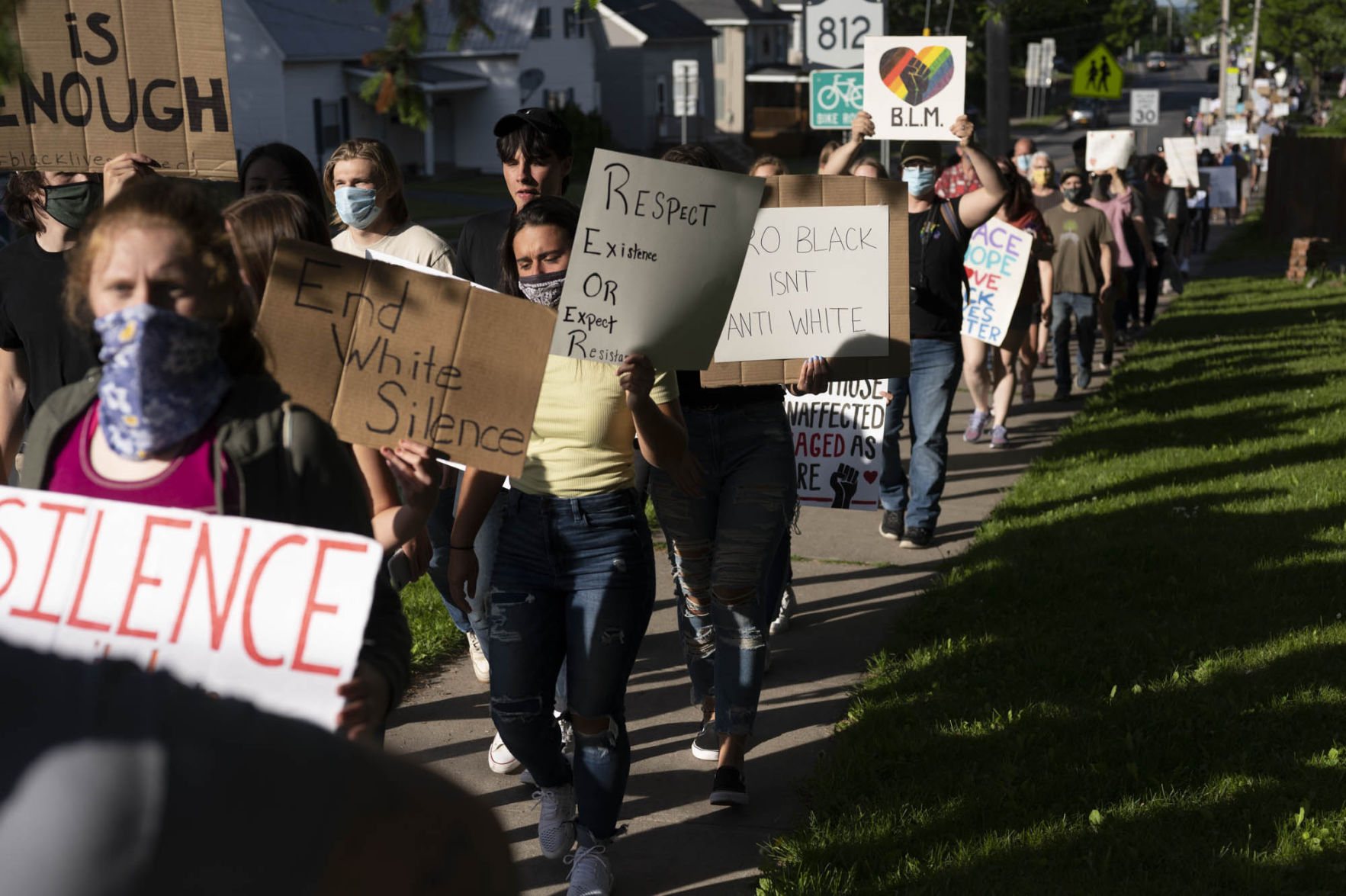 Lowville marches against racism, police brutality